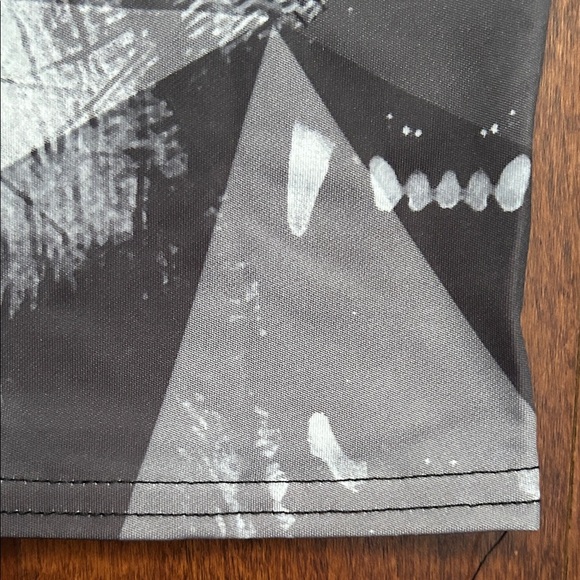 Civil Regime Black and Gray Wolf Bodycon Dress, Size Large, NWT - Picture 8 of 12